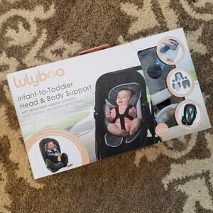 LulyBoo 5-Piece Baby to Toddler Seat Support Cushion in Grey